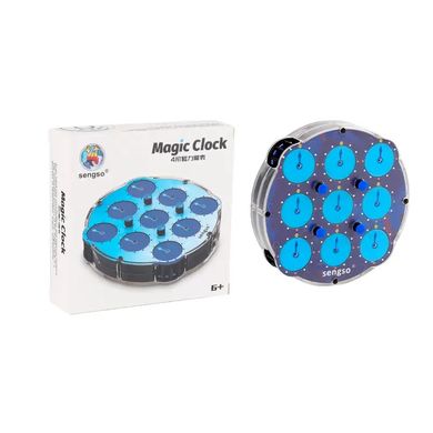 Часы Рубика SengSo 4x4 Magnetic Clock, Цветной