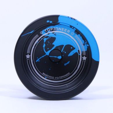 Magicyoyo йо-йо профессиональное V12 Черно-Синее Acid Wash