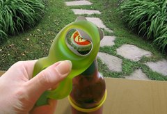 Відкривачка для пляшки Жаба, Зелений, зеленый