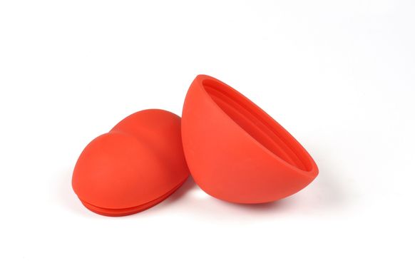 Форма для льоду 3D серце, Червоний, красный