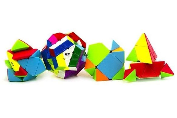 Набор головоломок QiYi 4 cubes bundle Set 4 (шт.), Цветной