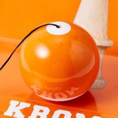 Кендама KROM POP LOL для новичка Оранжевый