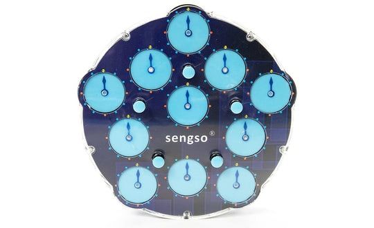 Годинник Рубика SengSo 5x5 Magnetic Clock, Кольоровий