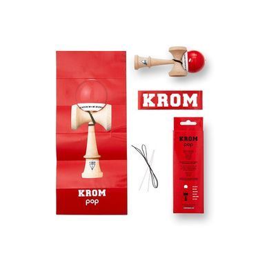 Кендама KROM POP LOL для новичка Красный