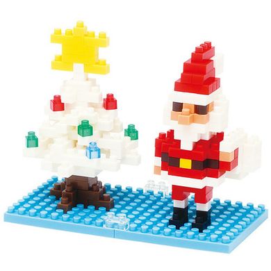 Nanoblock Дед мороз и елка