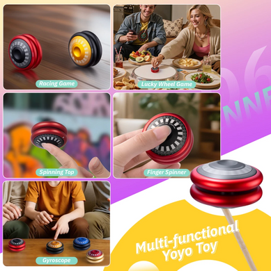 Йойо Magicyoyo D6 YOSPINNER Черный (синий caps)