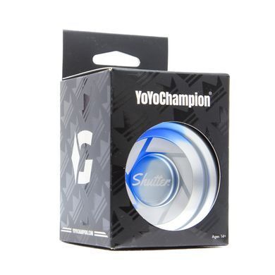 Йо-йо Yoyofactory Shutter Сріблясто-блакитний