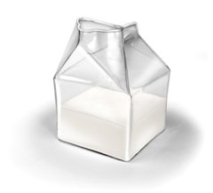 Молочник Пакет молока, прозрачный