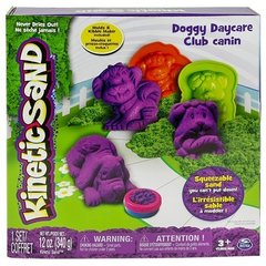 KINETIC SAND DOGGY (фиолетовый, зеленый, формочки, 340г)