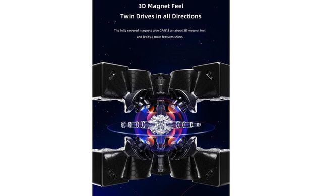 Куб GAN 13 Maglev FX 3x3, Кольоровий