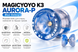 Magicyoyo йойо K3 Aurora-P Blue Galaxy