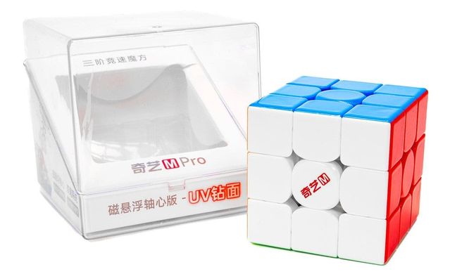 Куб QiYi M Pro 3x3 Maglev Ball-Core UV, Кольоровий