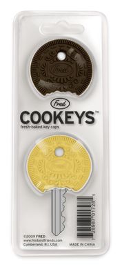 Набір накладок на ключи Печиво, Коричневий, коричневый