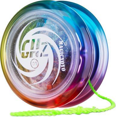 Magicyoyo D1 йо-йо Trans tripple Fade Glitter caps