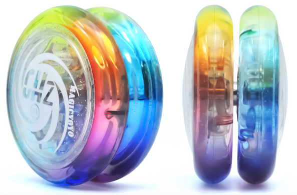 Magicyoyo D1 йо-йо Trans tripple Fade Glitter caps