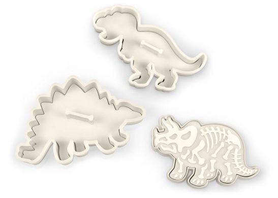 Формы 3 Динозавра, белый