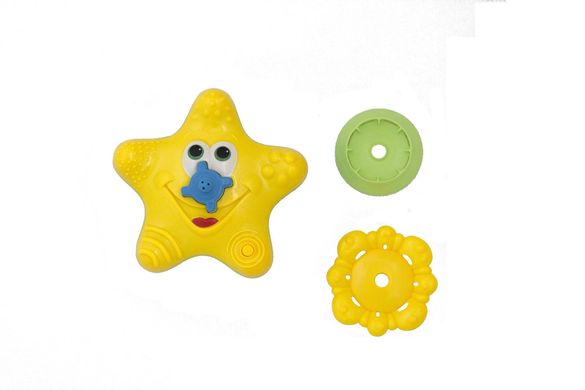 Игрушка для ванной Морская звезда, желтый