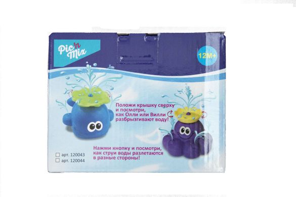 Іграшка для ванної Восьминіг Оллі, фиолетовый