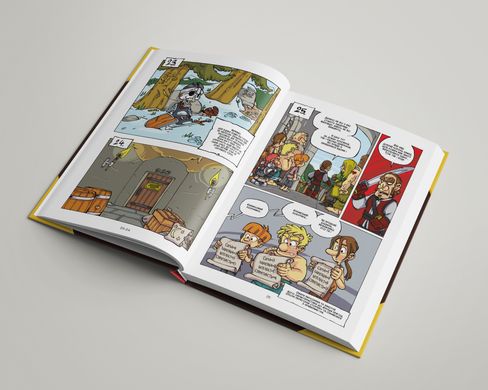 Комікс-квест: Лицарі. Щоденник героя. Книга 1 (8 +, укр), коричневый