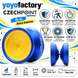Профессиональное йойо Yoyofactory Yoyo Czech Point Pivot Желто-синее
