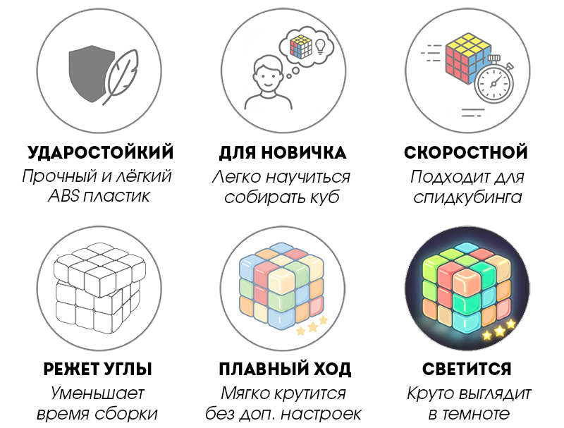 Куб Z-Cube 2x2x2 Luminous Cube купить