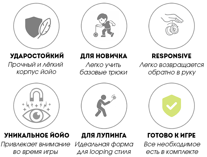 YoyoFactory Gold Spinner йойо купить