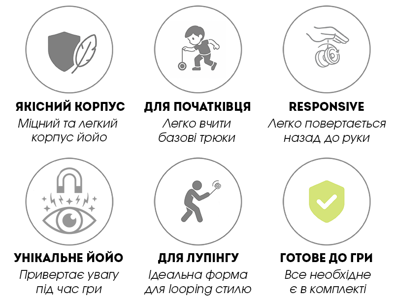 YoyoFactory Gold Spinner йойо купити